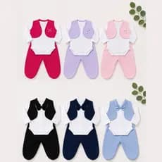 Conjunto RN Pagão da Petit - 100% Algodão com 5 peças para meninos e meninas - Recém-Nascido / Reborn