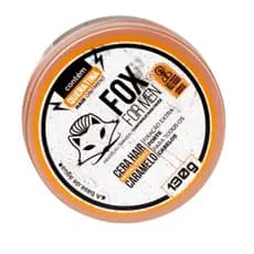 Pomada Cera Caramelo com Queratina Fixação Extra Forte FOX – 80g à Base D’Água