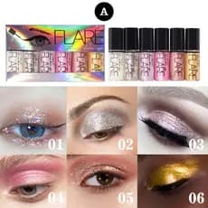 Sombra Líquida Penifen, Iluminador, Glitter, Pérola, Brilho, Caneta de Sombra para Olhos