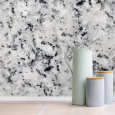 Papel de Parede Porcelanato Mármore Branco – Revestimento Adesivo para Casa ou Escritório