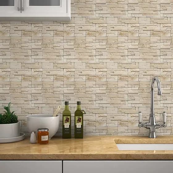 Papel de Parede Lavável de Pedras – Transforme Quarto, Cozinha e Sala