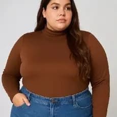 Segunda Pele Cacharrel Plus Size Gola Alta