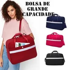 Bolsa de viagem dobrável à prova d'água de capacidade extra grande, bolsa mensageiro com alça de ombro