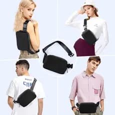 Bolsa Pochete Unissex Moda casual bolsa de cintura impermeável bolsa de peito Bolsa de cintura impermeável para celular