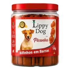 Bifinho Carne Picanha 1kg Petisco Snack Cães Premium Pet Dog Cachorro Biscoito Barrinha Nutritiva
