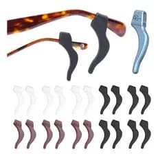 1 Par Suporte Gancho e ou Aro Arco Silicone Segurar Óculos Esportivo Conforto Leveza Antialérgico