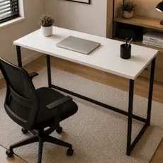 Mesa Dobrável Modelo Industrial Pratica e Multiuso - Aço Reforçado Escritórios, Eventos e Quartos