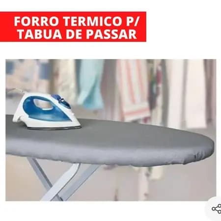 Forro Térmico Com e Sem Espuma Para Tábua De Passar Roupas  Metalizado Tamanhos P M G - Universal