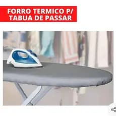 Forro Térmico Com e Sem Espuma Para Tábua De Passar Roupas  Metalizado Tamanhos P M G - Universal