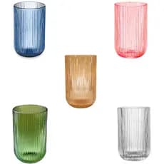 Kit 6 Copos 460ml Transparente Versalhes Perfeito para Drinks Sucos e Bebidas Refrescantes
