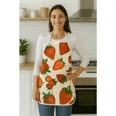 Avental De Cozinha  Estampado Impermeável - Estampas Sortidas