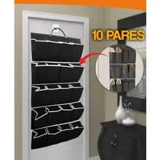 Sapateira de Porta Parede para 10 Pares de Sapato Tênis TNT Resistente - Envio Imediato