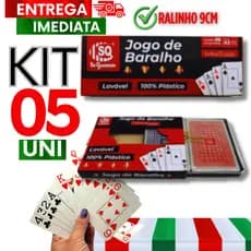 Jogos Baralhos Plástico PVC Não Rasga Truco Poker Cacheta Jogos Diversão Garantidas Premium