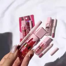 Kit Lip Gloss Juicy Brilho Hidratante + Lápis Labial Bobbi Rara – Efeito Volume e Cor Natural