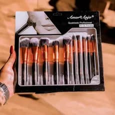 Kit de Pincéis de Maquiagem Completo Amor Anjo com 10 unidades Para Maquiagem Profissional e Iniciante