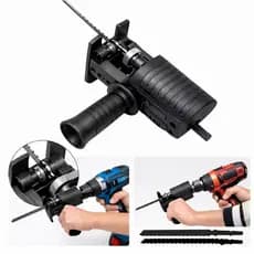 Adaptador Tico Tico Universal para Transformar Parafusadeira Furadeira em Serra Ferramenta de Corte para Madeira