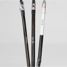kit com 3 lapis para os olhos (preto marrom e branco)