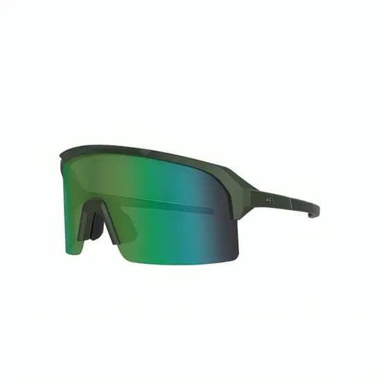 Óculos HB Edge esportivo Matte Metallic Green Chromen - Solar - TAM 160 mm