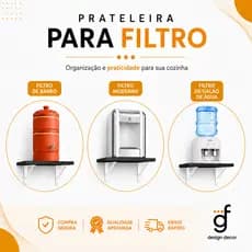 Suporte de Filtro Preto Para Filtro Galão Filtro de Barro e Purificador