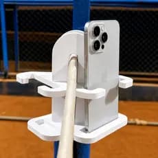 Suporte De Celular Pra Rede Filmar Tenis Beach Tenis Vôlei Pickeball Badminton