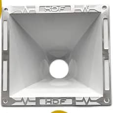 kit com 4 Cornetas Expansor Hdf Lente 2119 – Boca Quadrada De 2 Polegadas
