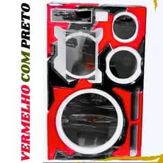 Caixa Bob 12" Medio de 10"n Residencial Pintada100% Mdf Para Grave de 12pol Subwoofer Medio de 10pol Corneta e Tweeter