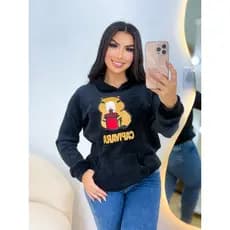 blusa de frio fofinha - estampa capivara