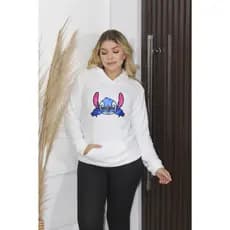 Blusa de frio bem quentinha com estampa do Stich