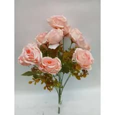 Rosa Artificial com 12 Flores (CC403) 46cm