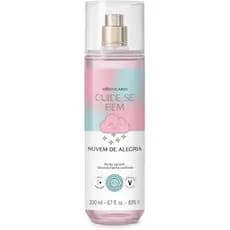 Body Splash Nuvem de Alegria: O frescor do Nuvem que você ama com um toque extra de brilho e vida.