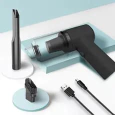 Aspirador de Pó USB Portátil Premium – Completo para Carro, Casa e Mais