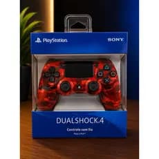 Controle PS4 DualShock 4 Sem Fio Bluetooth Joystick Compatível com PC Celular e TV