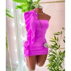 vestido babado
