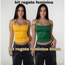 Regata Feminina Ajustada Moda VerãoRegata Feminina Alcinha Justa Básica
Blusa Regata Feminina Modeladora Premium