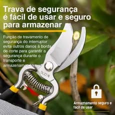 Alicate De Poda Ferramentas Jardinagem Tesoura Poda Alicate de Plantas Galhos Corte Preciso