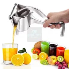 Espremedor Manual De Alumínio Prático De Frutas Multifuncional  Fazer Sucos Drinks Multiuso