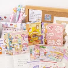 32K Mini Portátil Dos Desenhos Animados Pequeno Notebook 4 Bonito Alunos Da Escola Primária Notebook Papelaria Prêmios I