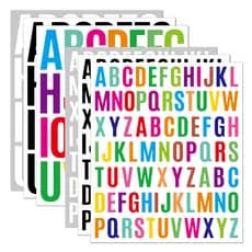 1 Polegada 2 Polegada 26 letras adesivos logotipo do produto aplicação Industrial arquivo caderno manual à prova dwaterp