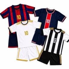 Kit Camisa e Short BORDADOS FUTEBOL INTERNACIONAL infantil e juvenil