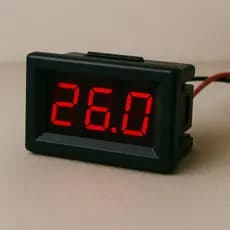 Voltímetro Com Led Dc 2 Fios 4.5-30v Display Digital