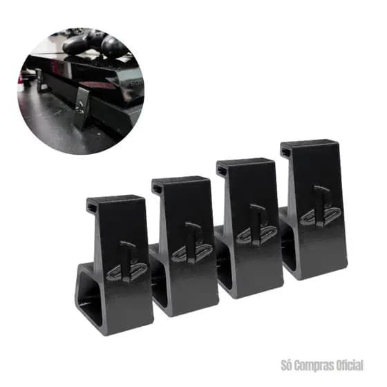 Kit Suporte Ps4 4 Pezinhos para Playstation Fat Slim ou Pro