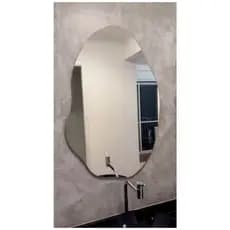Espelho Decorativo Assimétrico Orgânico para Banheiro