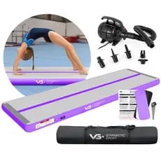 Tapete AirTrack Colchão Ginástica Inflável 3 Metros Tatame com Inflador Elétrico VG Plus