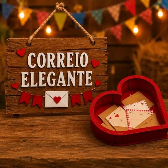 Kit Correio Elegante Festa Junina Arraia Decoração São João