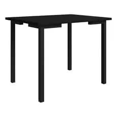 Mesa de Jantar Compact Moderna Pequena Elegante Para 4 Pessoas Cozinha Sala Estar Estrutura em Aço