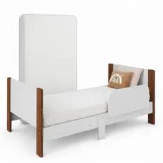Cama Infantil Ondas Colchão Estilo Montessori Baixa Proteção Lateral Quarto Criança Menino Menina
