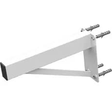 SUPORTE PIA PARAFUSAR PAREDE BANCADA MÁRMORE GRANITO ROBUSTO APARADOR 30 CM Branco