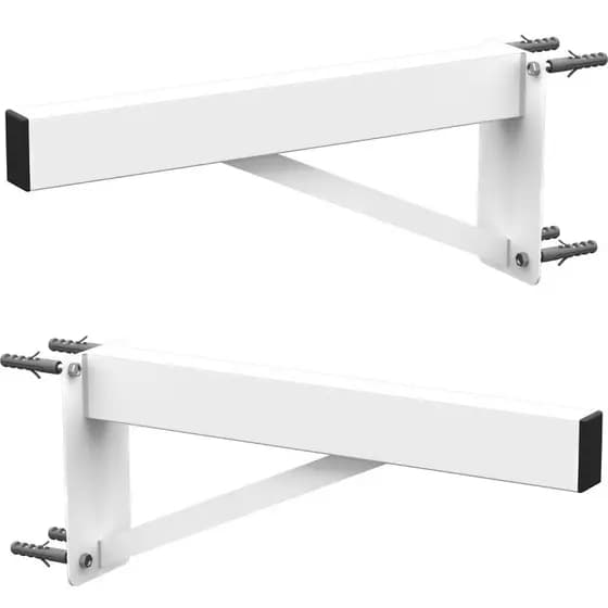 2 SUPORTES PIA PARAFUSAR BANCADA APARADOR 80 CM BRANCO