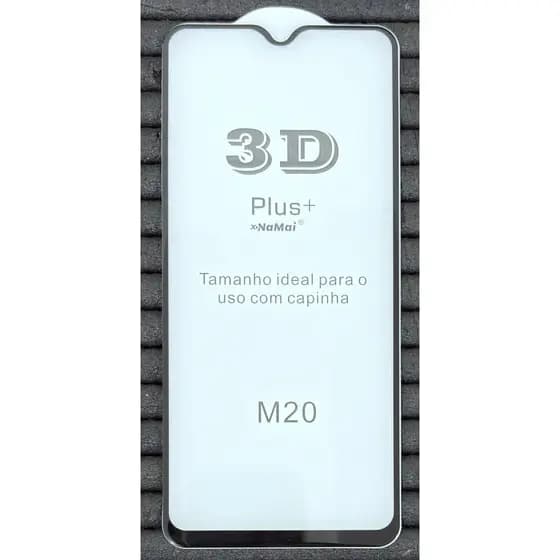 Película compatível com Samsung M20 de Vidro 3D