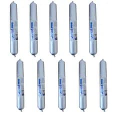 Kit 10 Cola Sache Pu40 Selante Fixação Construção Cinza Jb